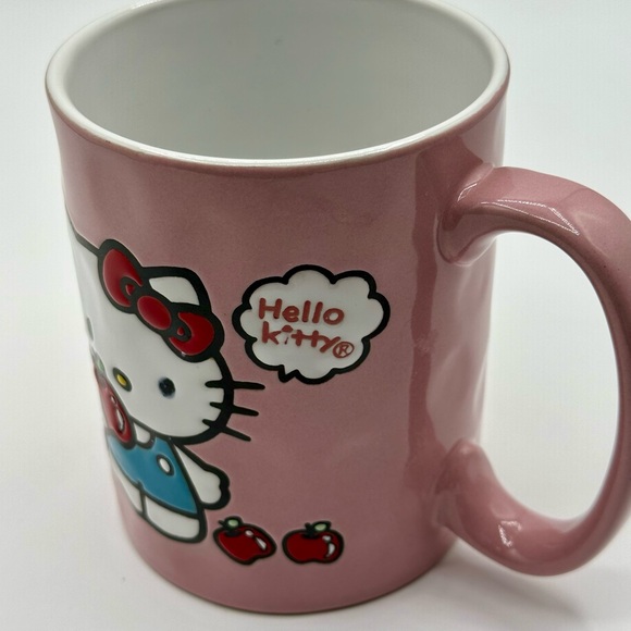 COPY - Hello Kitty Pink Mug, 16oz Sanrio Coffee Cup, Cute Hello Kitty Gift, New - Picture 3 of 3